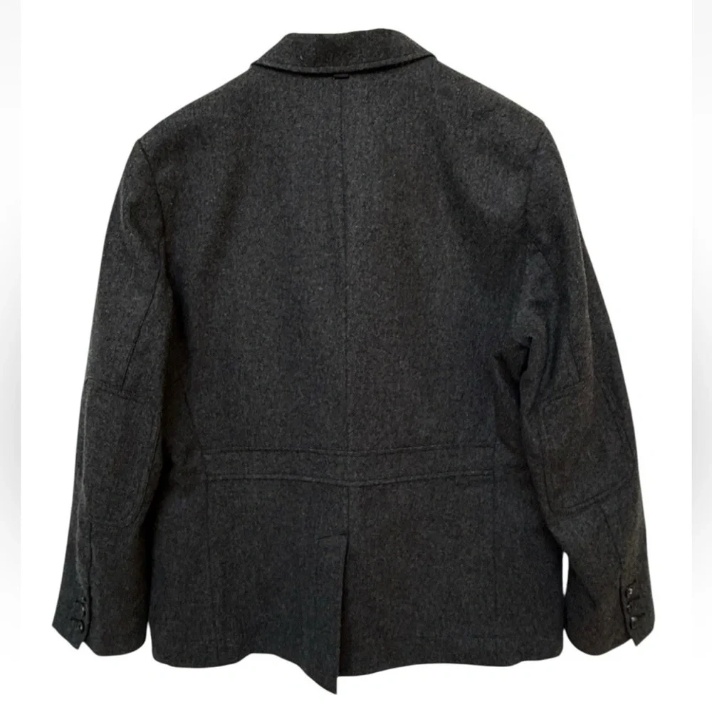 Wings + Horns Charcoal Wool Military-Style Field Jacket Mens Sz Large